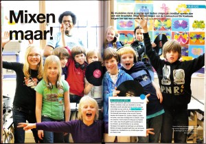 kids bij de dj-workshop